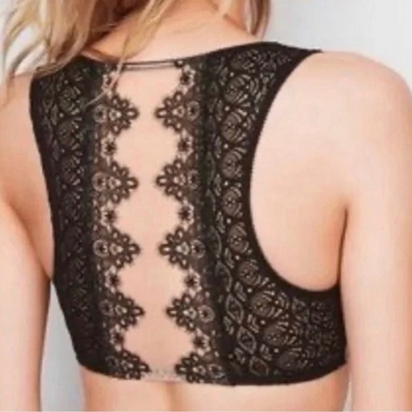 Victoria’s Secret Dream Angels Chantelle Lace Plunge Bralette Size XS - Picture 2 of 9